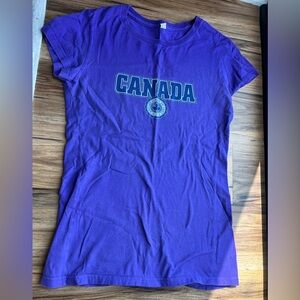 Canada fitted t-shirt